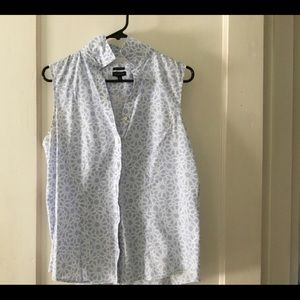 Talbots sleeveless blouse